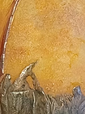 Lot 339 - A Daum Nancy Enamelled Cameo Les Champignons...