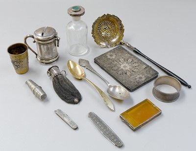 Lot 126 - A Collection of Assorted Silver, including a...