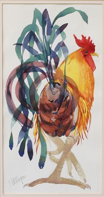 Lot 1051 - Mary Ann Rogers (Contemporary) Rooster Signed,...