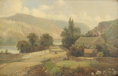 Lot 1001 - Alfred Henry Vickers (1834 - 1919) "Llanberis"...