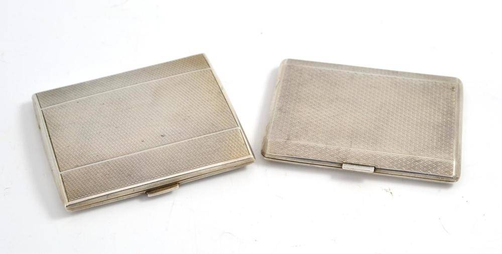 Lot 3 - Two silver cigarette cases