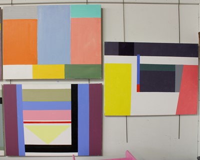 Lot 1102 - Iain Morris (Contemporary) Abstract colour...