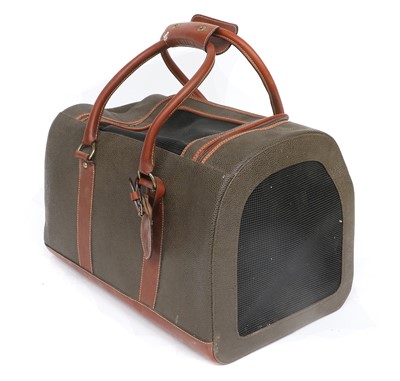 Lot 1006 - Mulberry Green Canvas Pet Bag or Carrier, with...