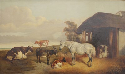 Lot 1068 - James Whaite (1836-1917) Cattle, horse, goat...