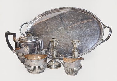 Lot 112 - A Three-Piece George V Silver Tea-Service, by...