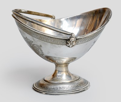 Lot 20 - A Victorian Silver Sugar-Basket, by Walter and...