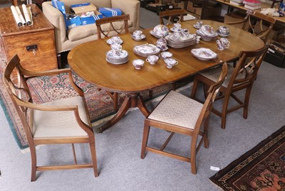 Lot 1355 - A Set of Four Regency Mahogany Dining Chairs,...