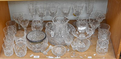 Lot 162 - A Quantity of Glassware, including Edinburgh...