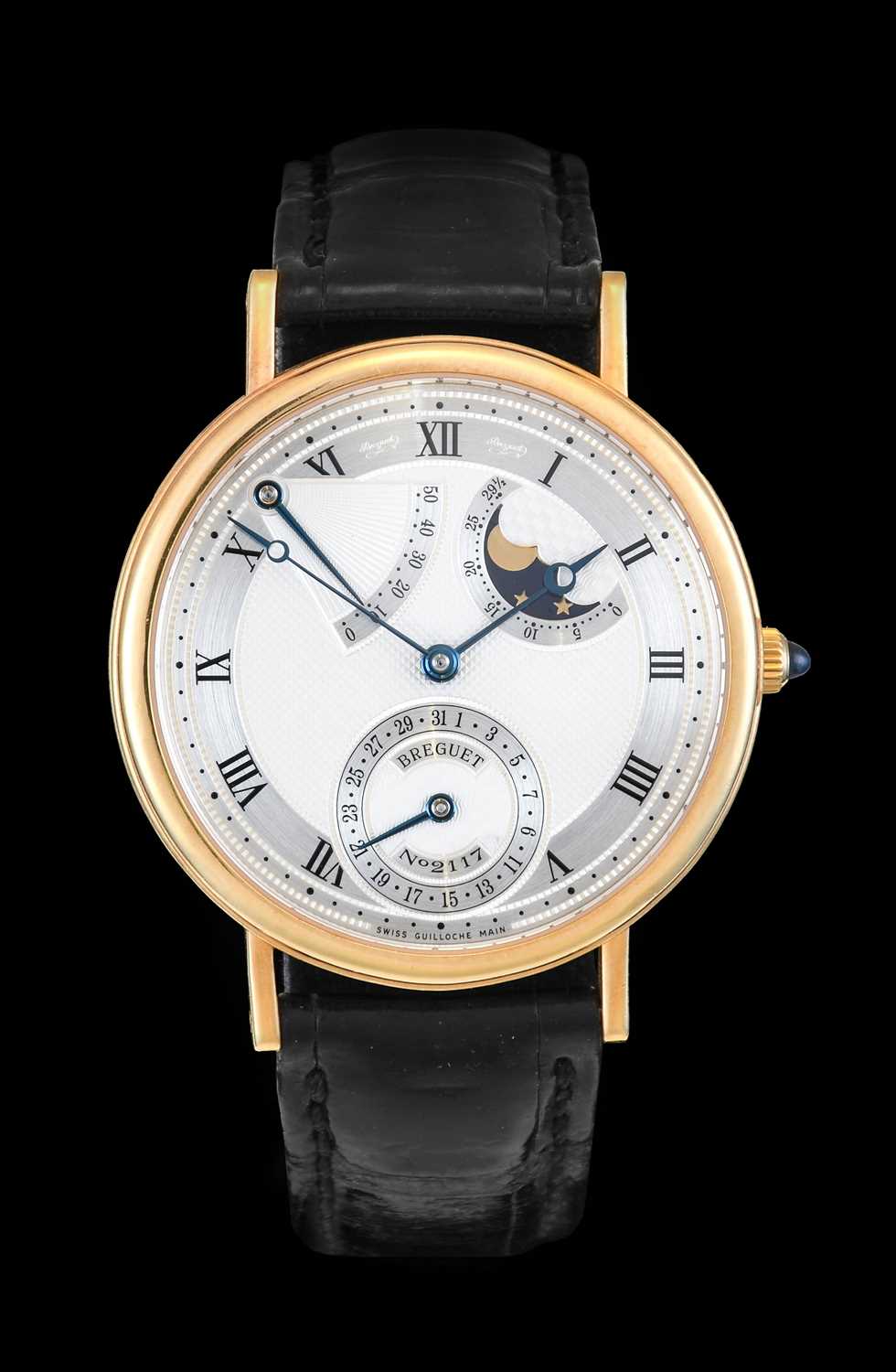 Lot 2173 - Breguet: A Good 18 Carat Gold Automatic...