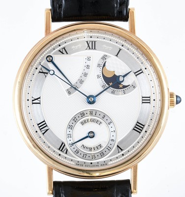 Lot 2173 - Breguet: A Good 18 Carat Gold Automatic...