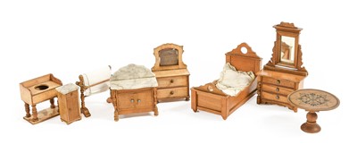 Lot 2009 - Circa 1890 Schneegas and Other German Bedroom...