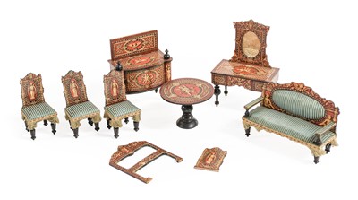 Lot 2006 - Circa 1890s German Dolls House Suite of...