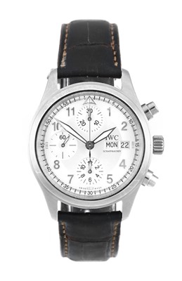 Lot 2111 - IWC: A Stainless Steel Limited Edition 70th...