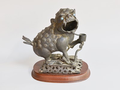 Lot 248 - A Chinese Bronze Model of a Dog of Fo, Ming...