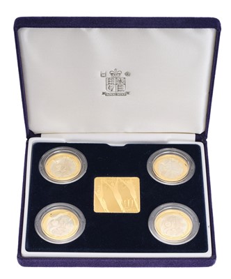 Lot 338 - Manchester Commonwealth Games Silver Proof Set...