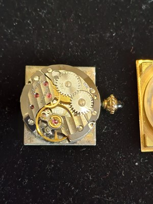 Lot 2136 - Cartier: A Lady's 18 Carat Gold Wristwatch,...