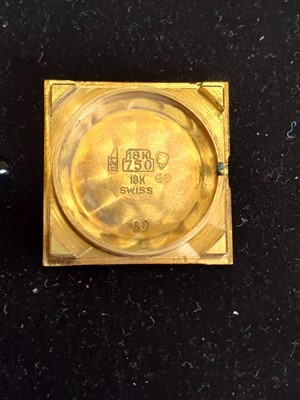 Lot 2136 - Cartier: A Lady's 18 Carat Gold Wristwatch,...