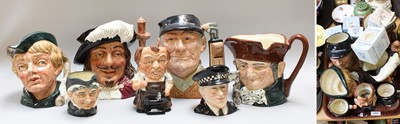 Lot 222 - A Quantity Royal Doulton Character Jugs,...