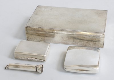 Lot 105 - A Collection of Assorted Silver, including a...