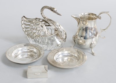 Lot 100 - A Collection of Assorted Silver, including a...