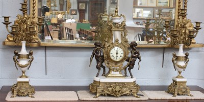 Lot 1185 - A Modern Imperial Striking Mantel Clock...