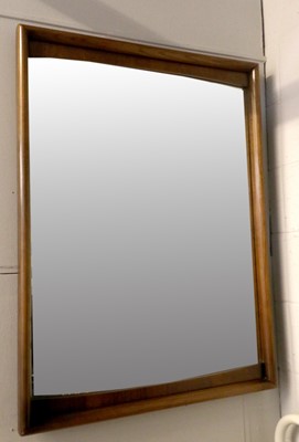 Lot 1386 - A 1960s Teak Framed Mirror, 81cm by 108cm