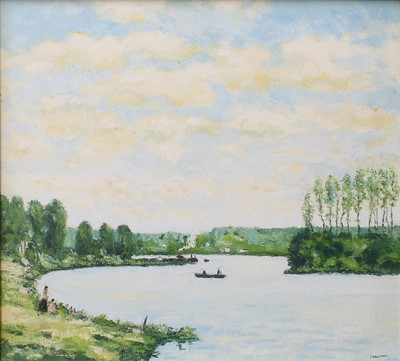 Lot 1041 - William Foreman (b.1939) ''Bords de Seine,...