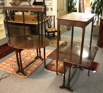 Lot 1333 - A George III Mahogany Single Drawer Side Table,...