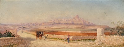 Lot 1023 - Girolamo Gianni (1837-1895) Italian Panorama...