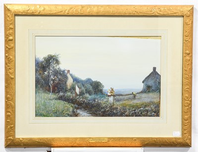 Lot 1046 - John White R.I, R.O.I (1851-1933) "Blossoms at...