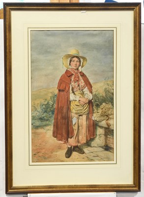 Lot 531 - Octavius Oakley OWS (1800-1867) Standing...