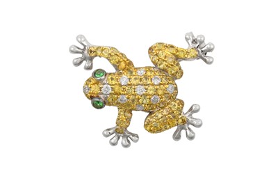 Lot 2204 - A Multi-Gem Set Novelty Brooch realistically...