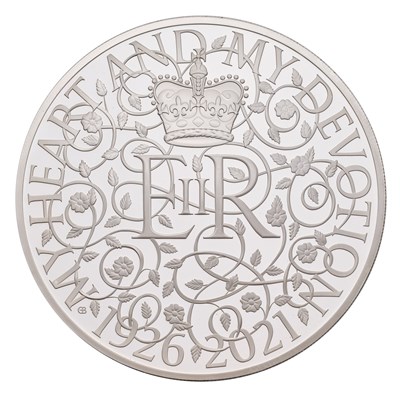 Lot 461 - UK, Fine Silver Proof 5oz Coin 2021, face...