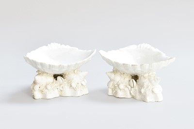 Lot 265 - A Pair of Bow Porcelain Table Salts, circa...