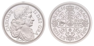 Lot 455 - UK, Petition Crown, 2oz Silver Proof Two-Coin...