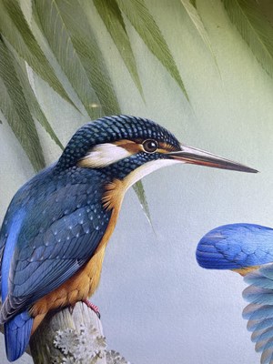 Lot 510 - Raymond C Watson (1935-1994) Kingfishers and...