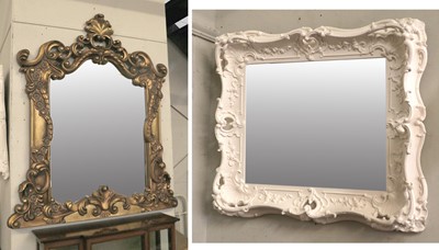 Lot 1379 - A Reproduction Gilt Framed Mirror, 97cm by...