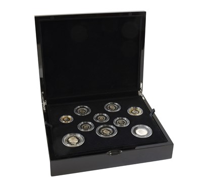 Lot 440 - UK, Silver Proof Celebration Coin Set 2022, 10...