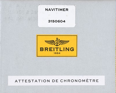 Lot 2178 - Breitling: A Stainless Steel Automatic...
