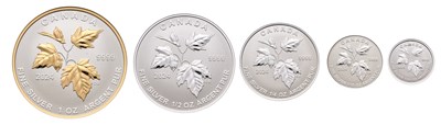 Lot 446 - Canada, Fine Silver Fractional Set 2024,...