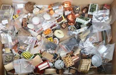 Lot 1021 - A Collection of Modern Dolls House Accessories...