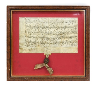 Lot 187 - An Elizabethan Deed of Sale, dated 1577,...