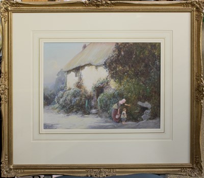 Lot 1180 - John White R.I, R.O.I (1851-1933) Mother and...