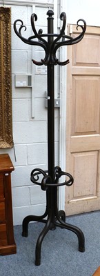 Lot 1391 - A Large Bentwood Hall Stand, 210cm