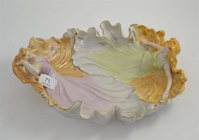 Lot 71 - A German porcelain Art Nouveau bowl