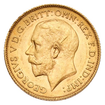 Lot 246 - George V, Half Sovereign 1915; one or two...