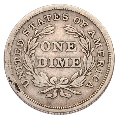 Lot 177 - USA, Dime 1837, large date, no stars on...
