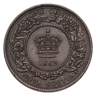 Lot 153 - Canada, Nova Scotia, One Cent 1862 (KM#8.2)...