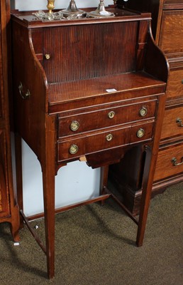 Lot 1190 - A 19th Century Mahogany Desk, the super...