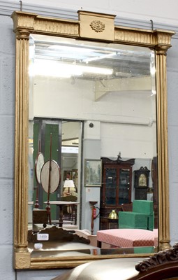 Lot 1459 - A Regency Gilt Framed Mirror, 63cm by 93cm